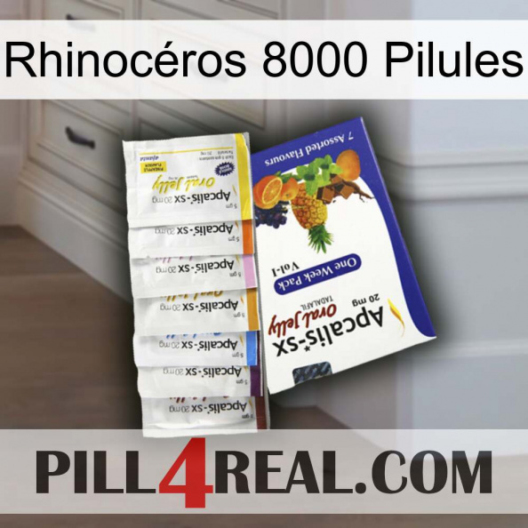 Rhinocéros 8000 Pilules 11